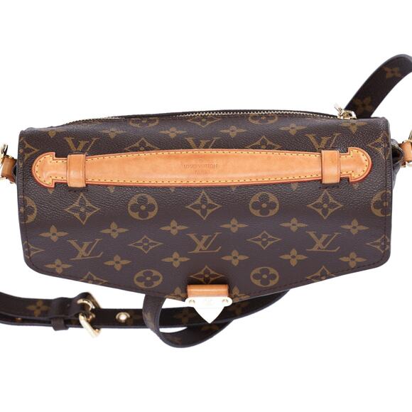 Louis Vuitton Pochette Metis MM Monogram Handbag M44875 Brown Canvas - Picture 3 of 11